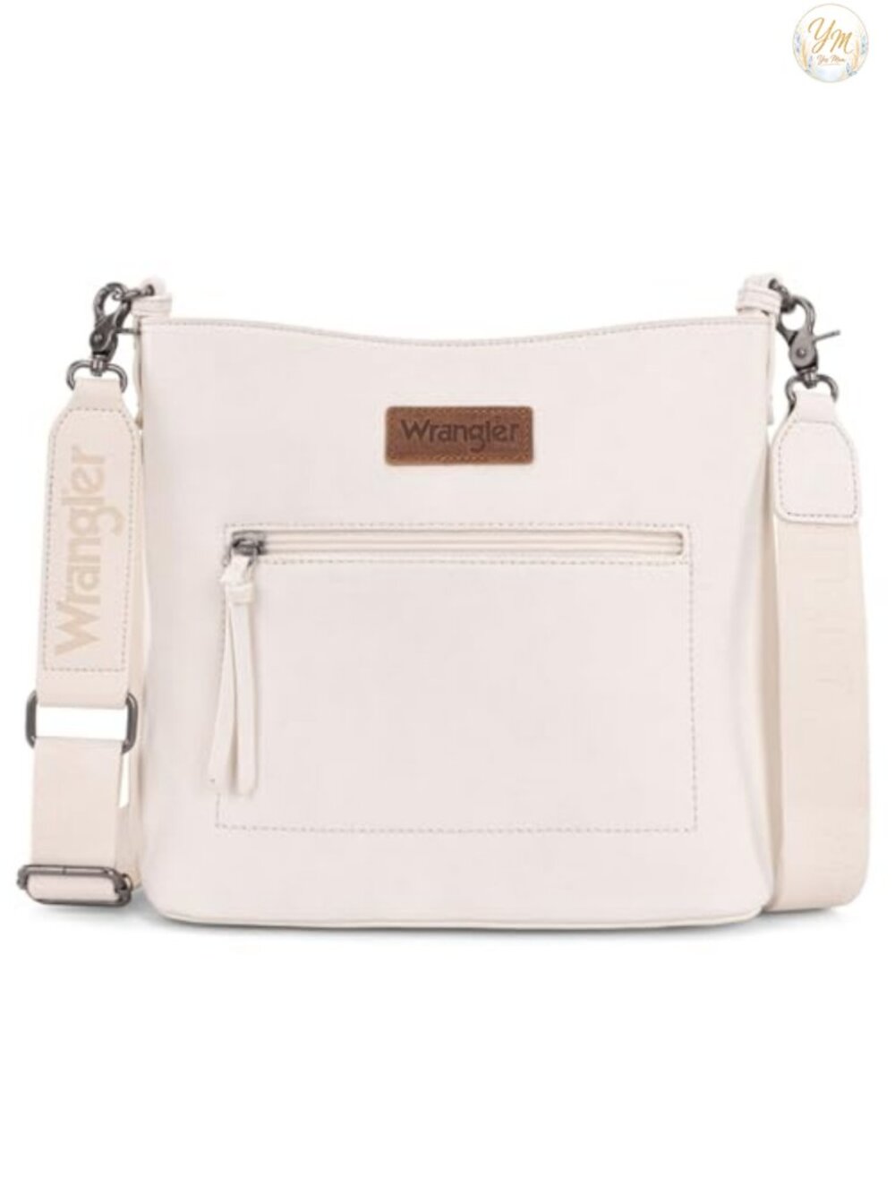 Wrangler Large Lightweight Crossbody Purse Vegan Leather Travel Shoulder Bag